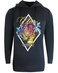 Roberto Cavalli - Cavalli Class Diamond Tiger Design Hoodie - Lyst