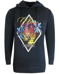 Roberto Cavalli - Cavalli Class Diamond Tiger Design Hoodie - Lyst