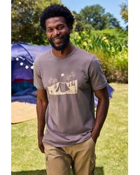 Mountain Warehouse - 'Camping Sketch' Graphic T-Shirt Breathable Everyday Tee Cotton - Lyst