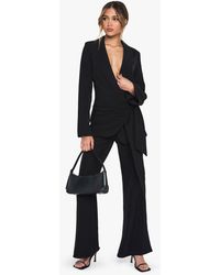 Boohoo - Occasion Tailored Slim Flare Trousers - Lyst