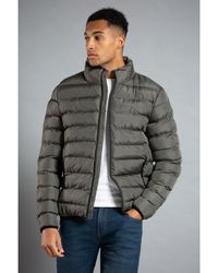 French Connection - Funnel Neck Puffer Jacket - Lyst