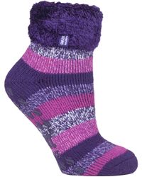 Heat Holders - Thermal Slipper Bed Socks With Non Slip Grips - Lyst