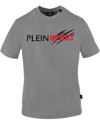 Philipp Plein - Scratched Logo T-Shirt Cotton - Lyst