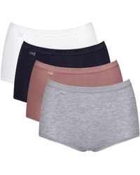 Sloggi - Basic+ Maxi Briefs 4 Pack - Lyst