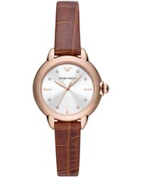 Emporio Armani - Mia Watch Ar11525 Leather (Archived) - Lyst