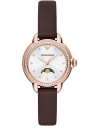 Emporio Armani - Mia Watch Ar11568 Leather (Archived) - Lyst