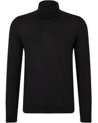 BOSS - Turtle Neck Long Sleeve Sweater - Lyst