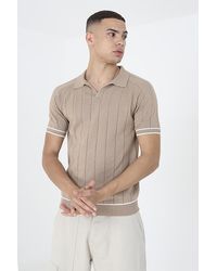Brave Soul - 'Menton' Short Sleeve Open Collar Polo Shirt - Lyst