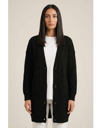 Bigdart - Buttoned V-Neck Jacquard Cardigan - Lyst