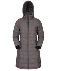 Mountain Warehouse - Ladies Furnace Down Long Length Padded Jacket (Dark) - Lyst