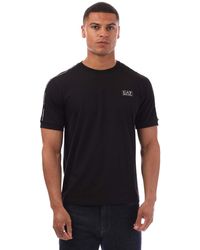 EA7 - Emporio Armani Logo Tape T-Shirt - Lyst