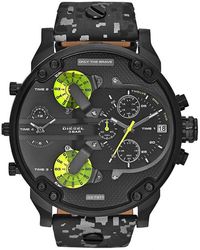DIESEL - Dz7311 Mr Daddy 2.0 Camouflage Watch - Lyst
