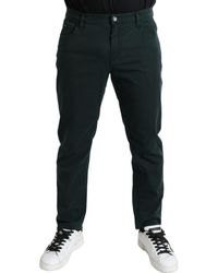 Dolce & Gabbana - Slim Fit Katoenen Broek - Lyst