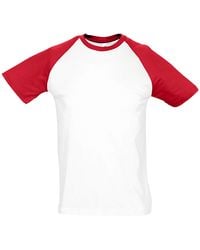 Sol's - Funky Contrast Short Sleeve T-Shirt Cotton - Lyst