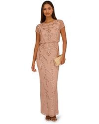 Adrianna Papell - Studio Bead Blouson Long Dress - Lyst