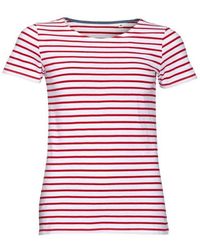 Sol's - Ladies Miles Striped Short Sleeve T-Shirt Cotton - Lyst