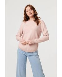 Izabel London - Sparkle Detail Floral Embroidered Jumper - Lyst