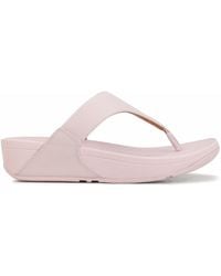 Fitflop - Womenss Fit Flop Lulu Shimmer Toe-Post Sandals - Lyst