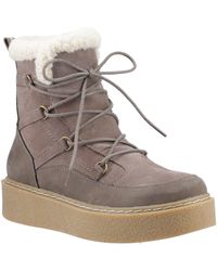 Hush Puppies - Bronte Suede Winter Mid Calf Boots - Lyst