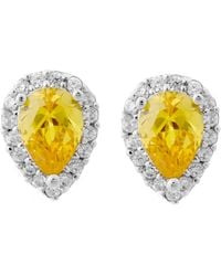 Orphelia - 'Enora' 925 Sterling Stud Earrings - Lyst