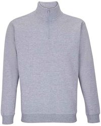 Sol's - Adult Conrad Marl Quarter Zip Sweatshirt Marl) - Lyst