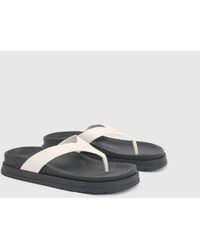Boohoo - Wide Fit Chunky Platform Flip Flops - Lyst
