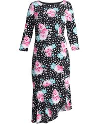 Gina Bacconi - Alise Jersey Dress With Trim - Lyst