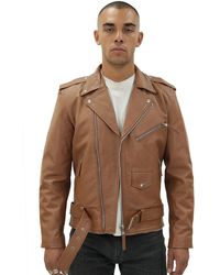 Infinity Leather - Cow-Hide Brando Jacket -Venice - Lyst