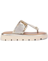 Carvela Kurt Geiger - Leather Pavilion T Bar Mule Mules - Lyst