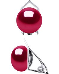 Ateliers Saint Germain - Earrings Real Cultured Freshwater Pearls Button 9-10 Mm - Lyst
