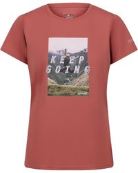 Regatta - Graphic Crew Neck Short Sleeve Jersey T-Shirt - Lyst