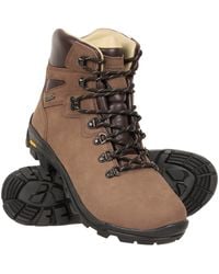 Mountain Warehouse - 'Odyssey Extreme' Vibram Boots Nubuck Leather Waterproof Walking Shoes - Lyst