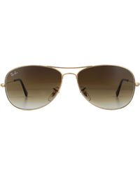 Ray-Ban - Sunglasses Cockpit 3362 001/51 Gradient 59Mm Metal - Lyst