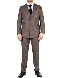 TruClothing - Classic Double Breasted 2-Piece Suit Wool - Lyst
