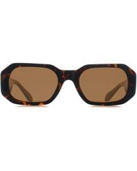 Quay - Rectangle Coffee Tortoise Hyped Up - Lyst
