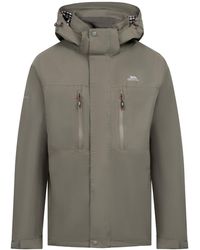 Trespass - Mannen Griminish Waterdichte Jacket (Groen Rook) - Lyst