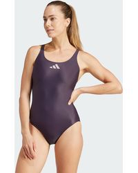 adidas Originals - 3 Bar Logo Swimsuit - Lyst