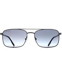 Lacoste - Rectangle Gunmetal Gradient L264S - Lyst