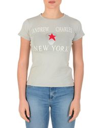 Andrew Charles by Andy Hilfiger - T-Shirt Ts501 03 1002 Tarana Cotton - Lyst