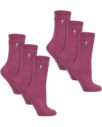Heat Holders - 6 Pairs Ladies Original Thick Winter Thermal Socks - Lyst