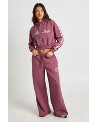 Boohoo - Ath Dept Side Stripe Zip Through Hooded Tracksuit - Lyst
