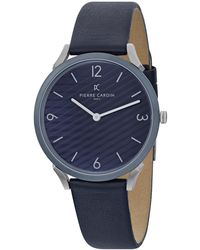 Pierre Cardin - Pigalle Stripes Watch Cpi.2017 Leather - Lyst