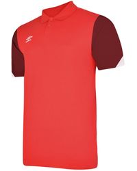 Umbro - Total Training Polo Shirt (Vermillion/Biking/ - Lyst