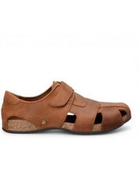 Panama Jack - Fletcher Basics C5 Bark Leather Sandals - Lyst