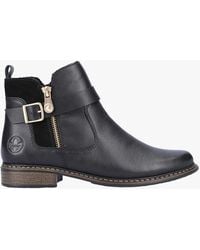 Rieker - Z4959-00 Leather Boots - Lyst