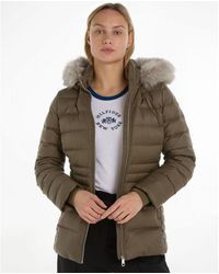 Tommy Hilfiger - Tyra Faux Fur Poly Down Jacket - Lyst