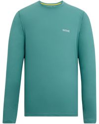 Regatta - Mindo Logo Long-Sleeved T-Shirt (Arctic) - Lyst
