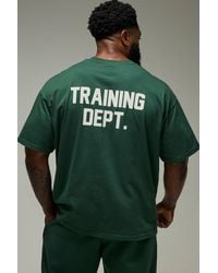 BoohooMAN - Training Dept Oversized T-Shirt - Lyst