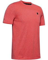 Under Armour - Short Sleeve Crew Neck Rush Seamless T-Shirt 1351448 820 - Lyst