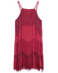 Ted Baker - Diveria Mini Dress With Tassels - Lyst